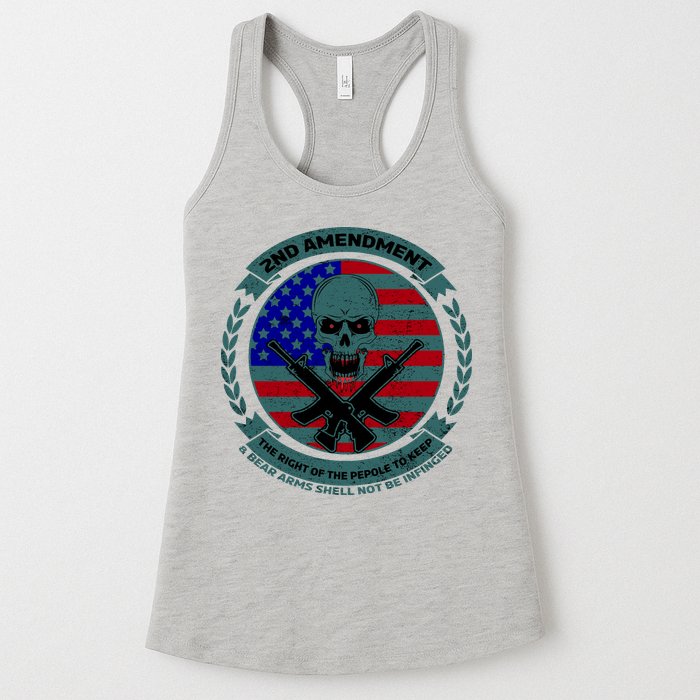 2nd Amendment Front And Back Design Womens Tank Top