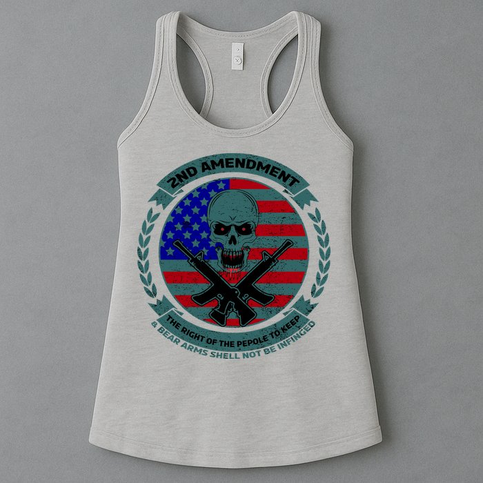2nd Amendment Front And Back Design Womens Tank Top