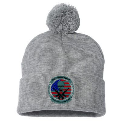 2nd Amendment Front And Back Design Pom Pom 12in Knit Beanie