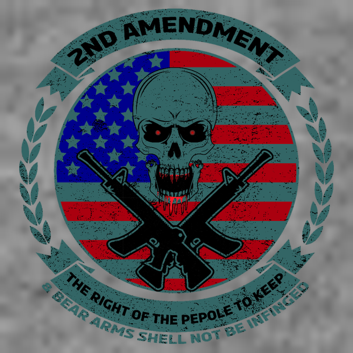 2nd Amendment Front And Back Design Baby Bodysuit