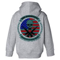 2nd Amendment Front And Back Design Toddler Hoodie