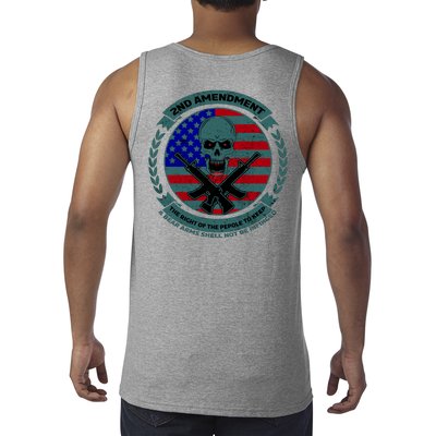 2nd Amendment Front And Back Design Tank Top