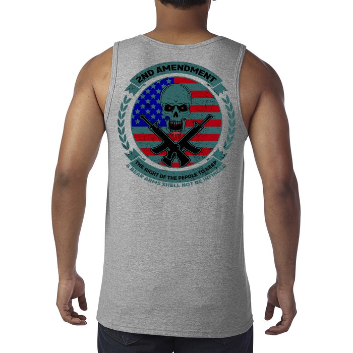2nd Amendment Front And Back Design Tank Top