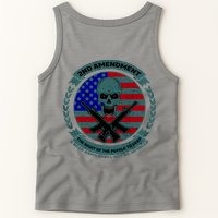 2nd Amendment Front And Back Design Tank Top