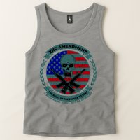 2nd Amendment Front And Back Design Tank Top