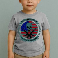 2nd Amendment Front And Back Design Toddler T-Shirt