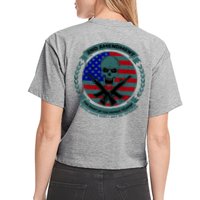 2nd Amendment Front And Back Design Crop Top