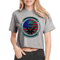 2nd Amendment Front And Back Design Crop Top