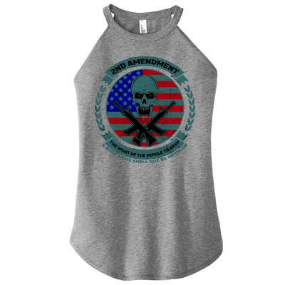 2nd Amendment Front And Back Design Women's Perfect Tri Rocker Tank