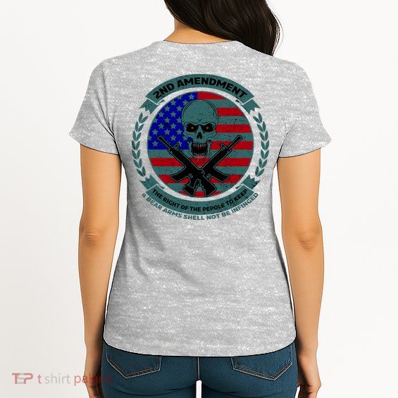 2nd Amendment Front And Back Design Women's T-Shirt