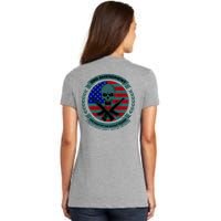2nd Amendment Front And Back Design Women's V-Neck T-Shirt