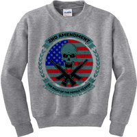 2nd Amendment Front And Back Design Kids Sweatshirt