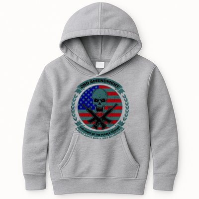 2nd Amendment Front And Back Design Kids Hoodie