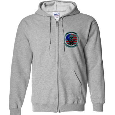 2nd Amendment Front And Back Design Full Zip Hoodie