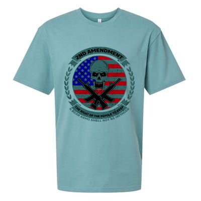 2nd Amendment Front And Back Design Sueded Cloud Jersey T-Shirt