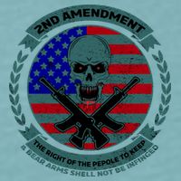 2nd Amendment Front And Back Design Sueded Cloud Jersey T-Shirt