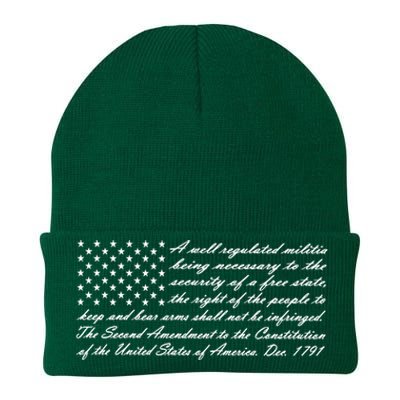 2nd Amendment Flag Second Amendment Knit Cap Winter Beanie