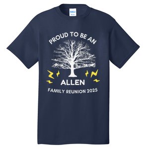 2025 Allen Family Reunion Gathering Family Tree Matching Tall T-Shirt