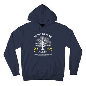 2025 Allen Family Reunion Gathering Family Tree Matching Tall Hoodie