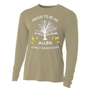 2025 Allen Family Reunion Gathering Family Tree Matching Cooling Performance Long Sleeve Crew