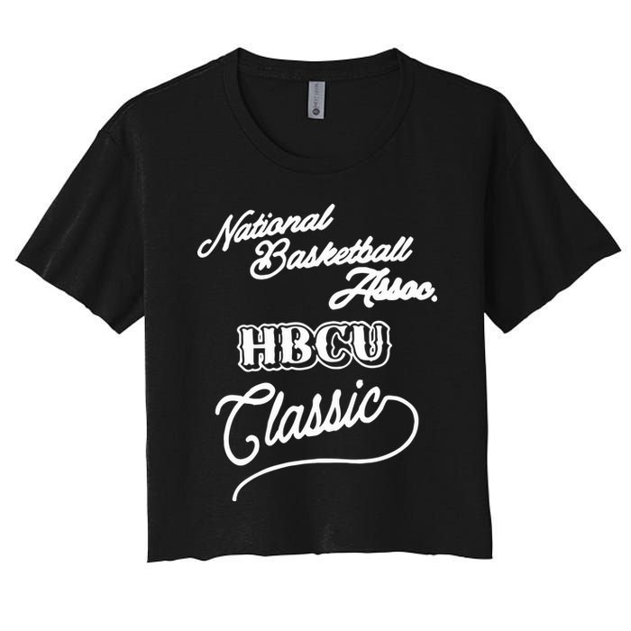 2024 Allstar Game X Hbcu Classic Chenille Women's Crop Top Tee
