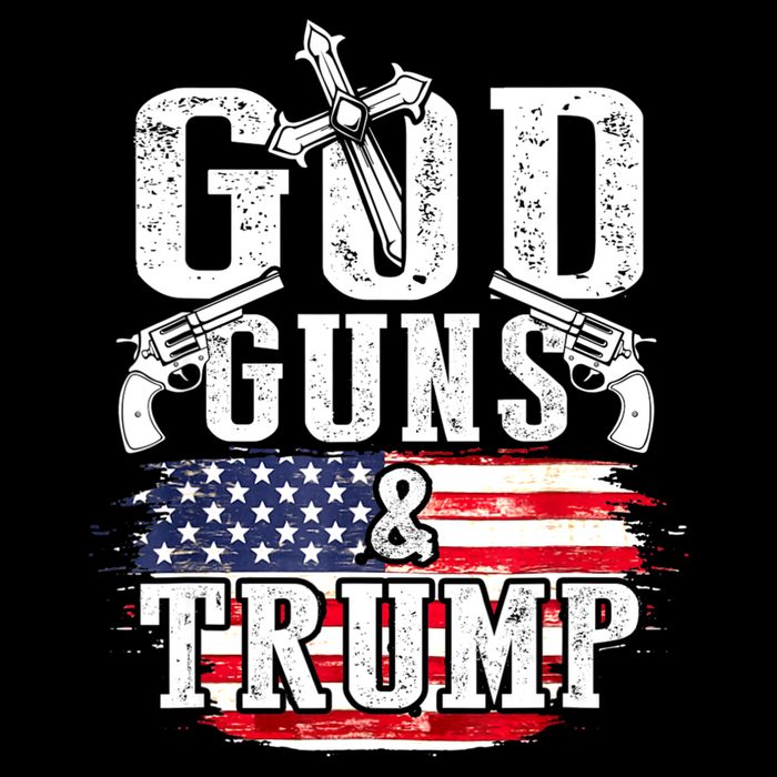 2nd Amendment God Guns And Trump Cooling Performance Crew T-Shirt