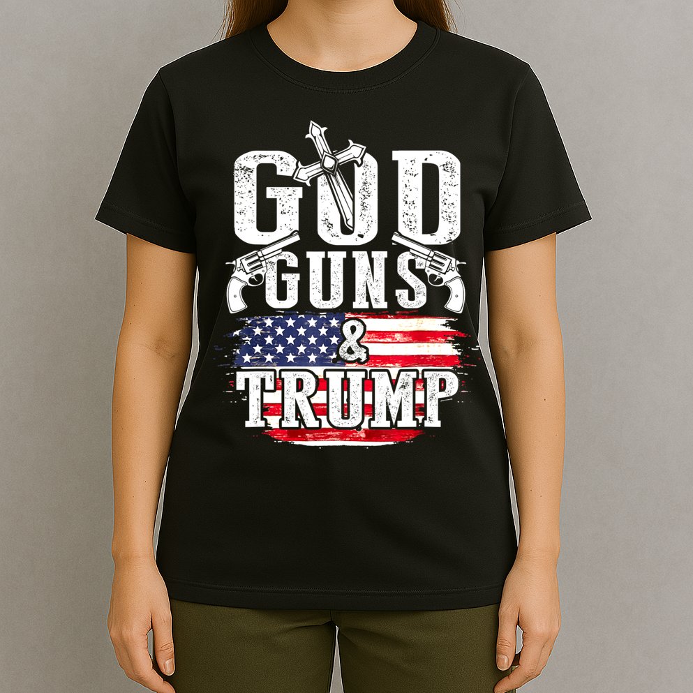 2nd Amendment God Guns And Trump T-Shirt