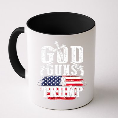 2nd Amendment God Guns And Trump Mug