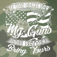 2nd Amendment If You Come For My Guns You Better Bring Yours Legacy Tie Dye Trucker Hat