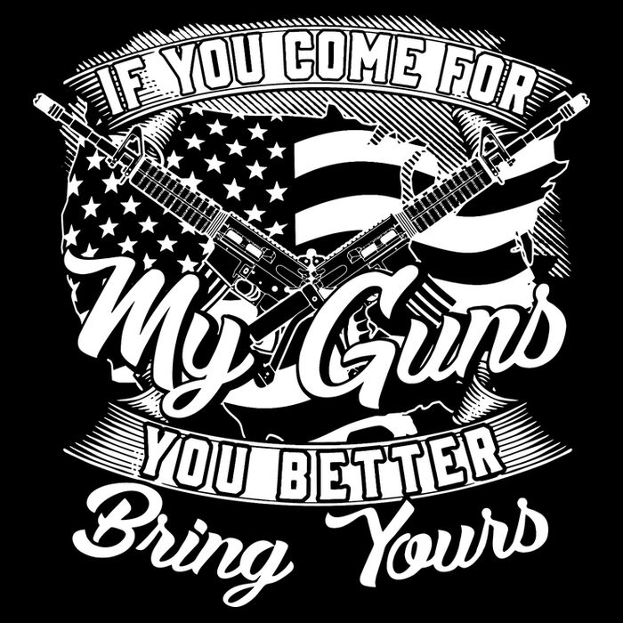 2nd Amendment If You Come For My Guns You Better Bring Yours 16 in Basic Backpack