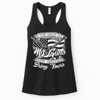 2nd Amendment If You Come For My Guns You Better Bring Yours Womens Tank Top