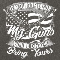 2nd Amendment If You Come For My Guns You Better Bring Yours Cotton Canvas Backpack