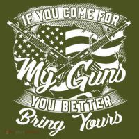 2nd Amendment If You Come For My Guns You Better Bring Yours Sustainable Beanie