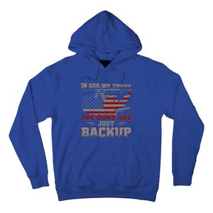 2nd Adt In God We Trust The Guns Are Backup Gift Hoodie