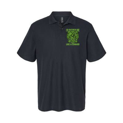 2nd Amendment I'd Rather Die Like A Man Than Live Like A Coward Polo