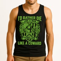 2nd Amendment I'd Rather Die Like A Man Than Live Like A Coward Tank Top