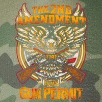 2nd Amendment Is My Gun Permit Legacy Tie Dye Trucker Hat