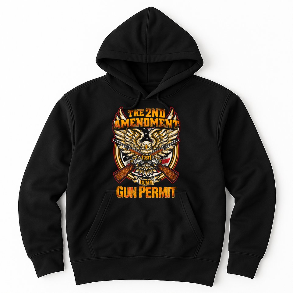 2nd Amendment Is My Gun Permit Hoodie