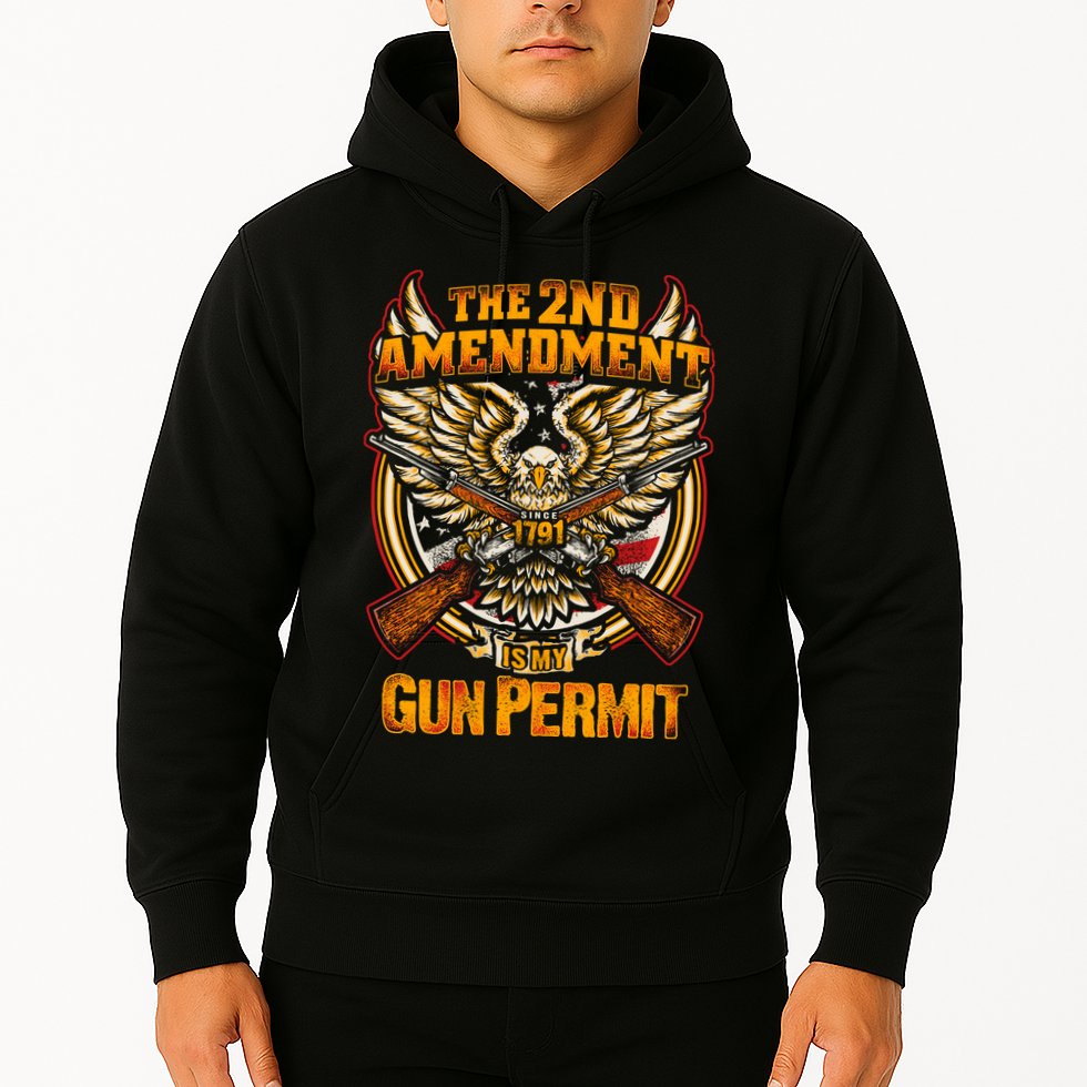 2nd Amendment Is My Gun Permit Hoodie