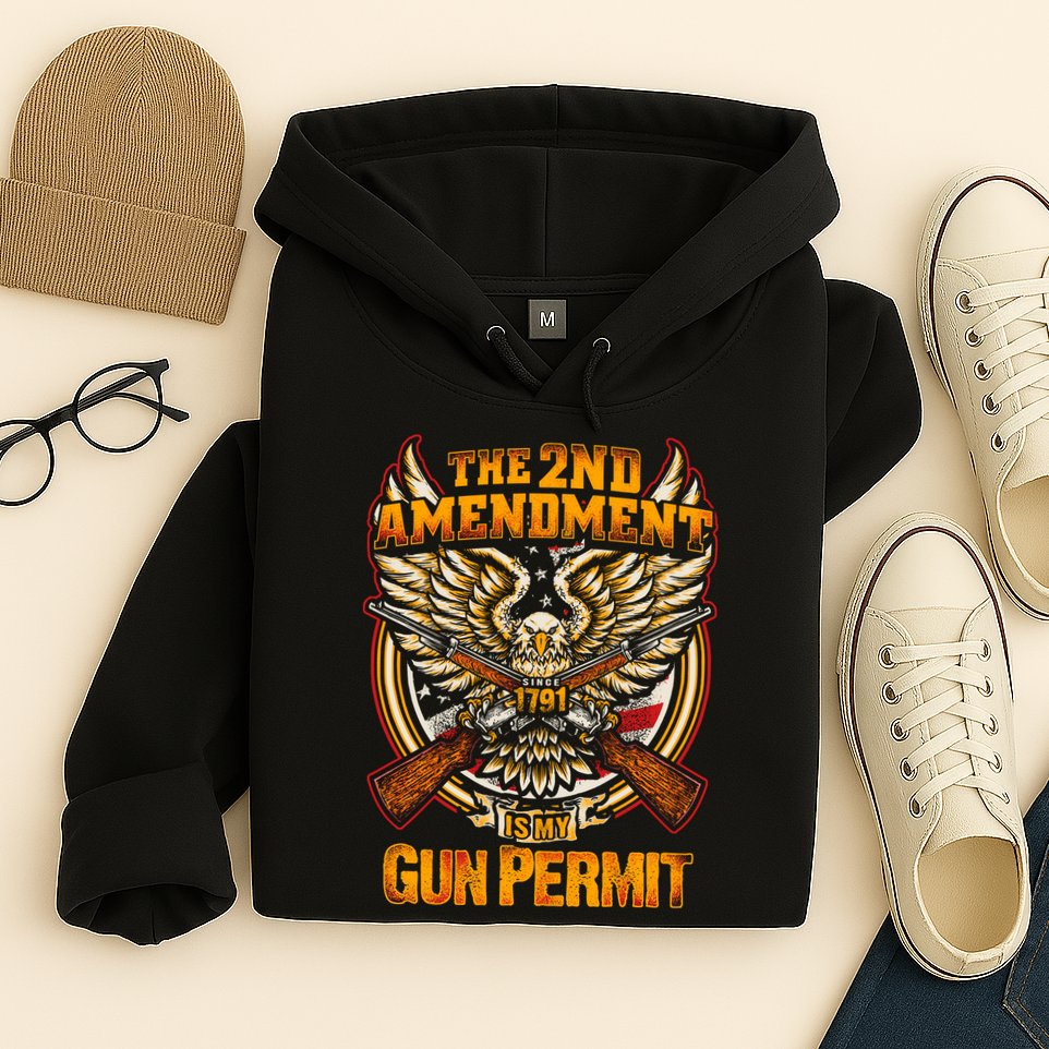 2nd Amendment Is My Gun Permit Hoodie