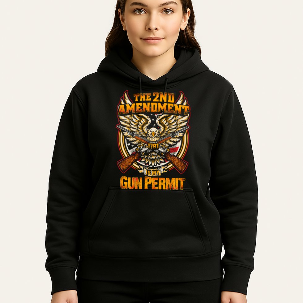 2nd Amendment Is My Gun Permit Hoodie