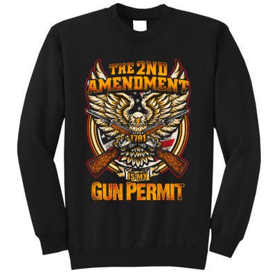 2nd Amendment Is My Gun Permit Sweatshirt