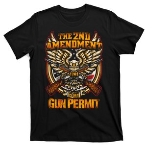 2nd Amendment Is My Gun Permit T-Shirt