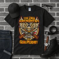 2nd Amendment Is My Gun Permit Tall T-Shirt