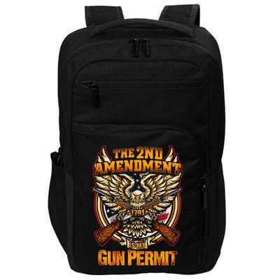2nd Amendment Is My Gun Permit Impact Tech Backpack