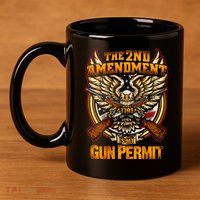 2nd Amendment Is My Gun Permit 11oz C Handle Ceramic Mug