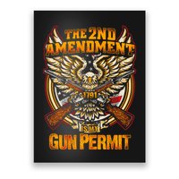 2nd Amendment Is My Gun Permit Poster
