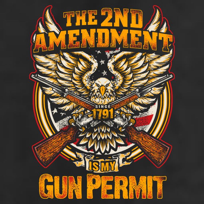2nd Amendment Is My Gun Permit Golf Towel