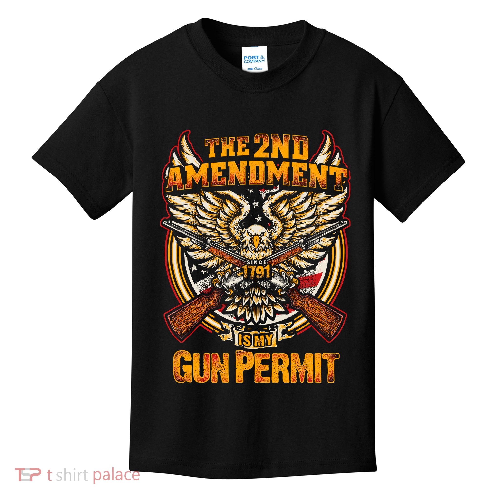 2nd Amendment Is My Gun Permit Kids T-Shirt