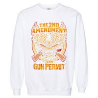 2nd Amendment Is My Gun Permit Garment-Dyed Sweatshirt